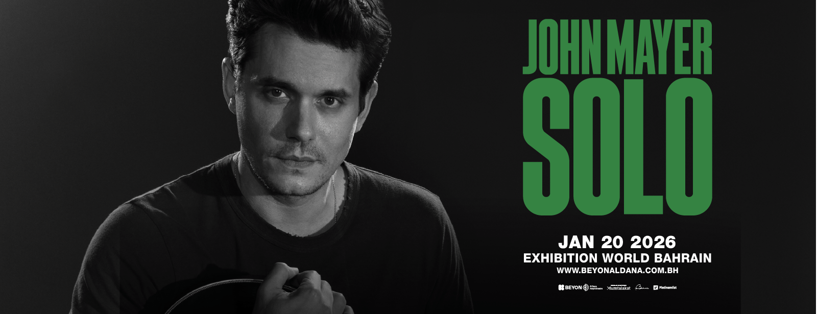 John Mayer Live at Exhibition World Bahrain