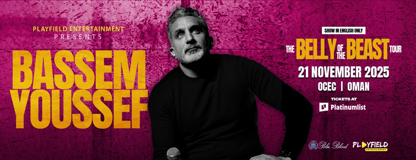 Bassem Youssef at OCEC in Oman