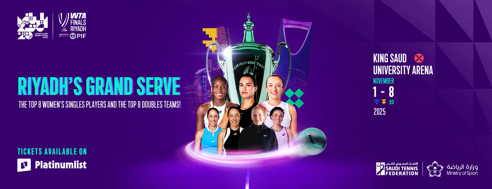 2025 WTA Finals Riyadh presented by PIF