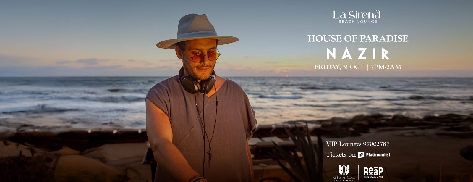 House Of Paradise Present DJ Nazir at La Sirena Beach Lounge
