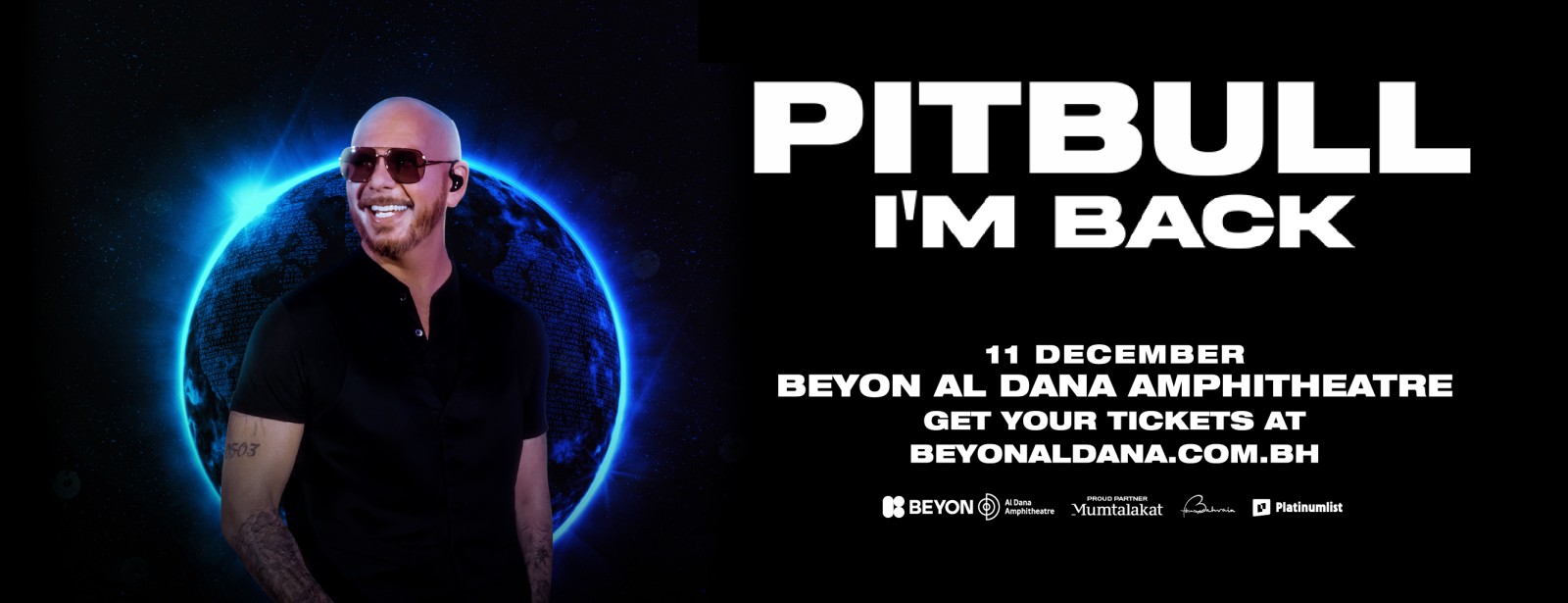 Pitbull at Beyon Al Dana Amphitheatre, Bahrain