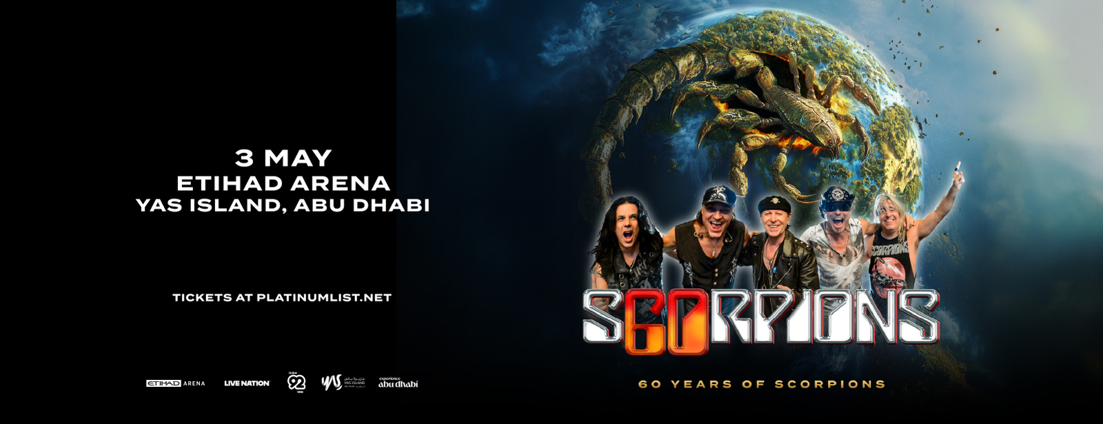 لايف نيشن الشرق الأوسط تقدم جولة "العودة للوطن - 60 عاماً من جولة العقارب