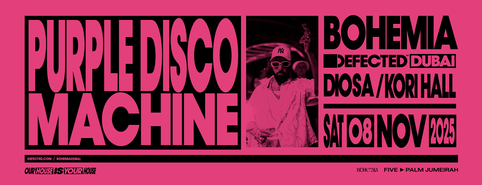Bohemia Presents Purple Disco Machine & Defected