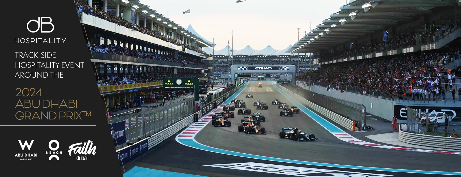سباق جائزة أبوظبي الكبرى 2025 للفورمولا 1: الضيافة على مضمار السباق