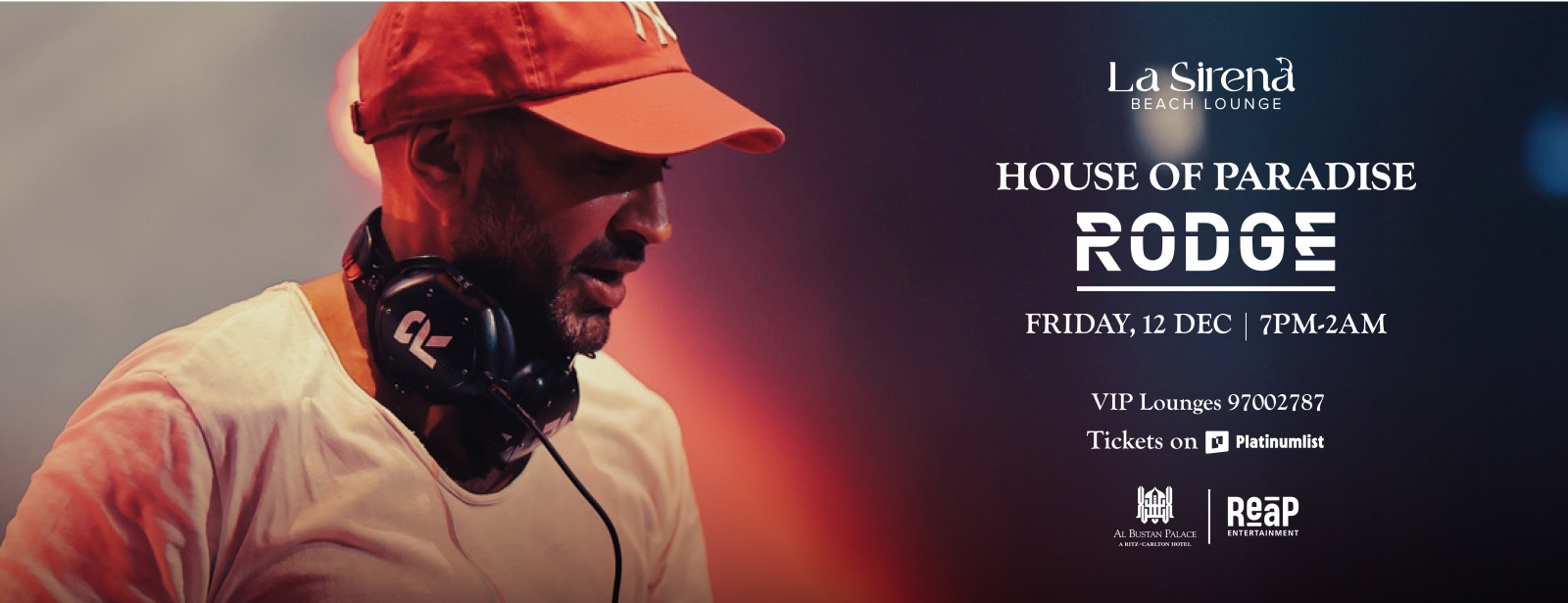 House Of Paradise Present DJ Rodge at La Sirena Beach Lounge