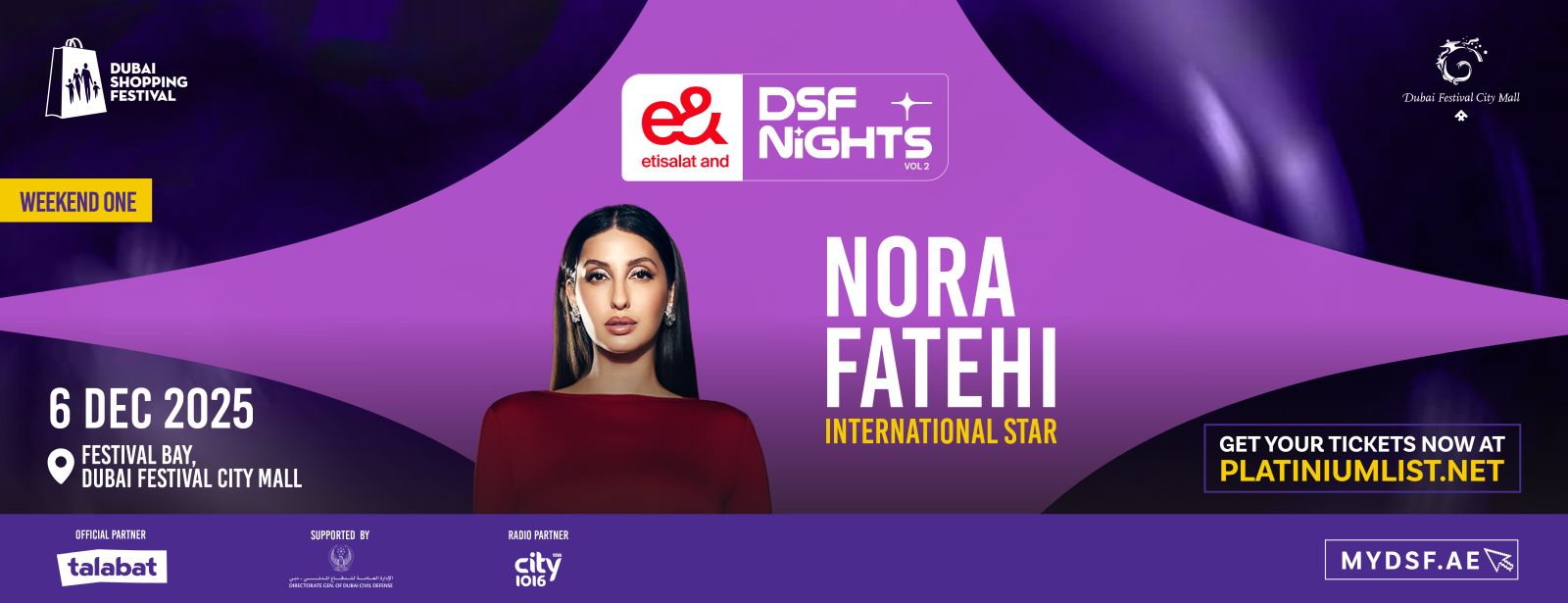 e& DSF NIGHTS - Nora Fatehi