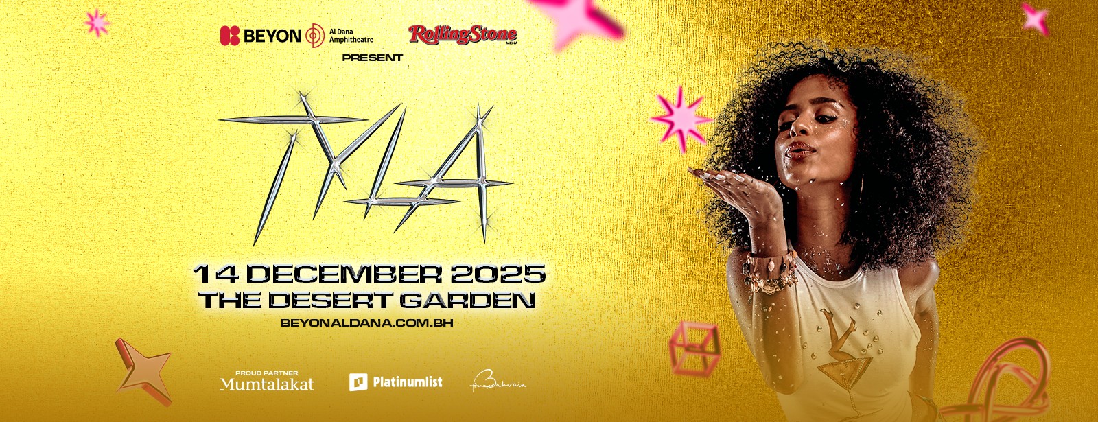 Tyla at Beyon Al Dana Amphitheatre Desert Garden