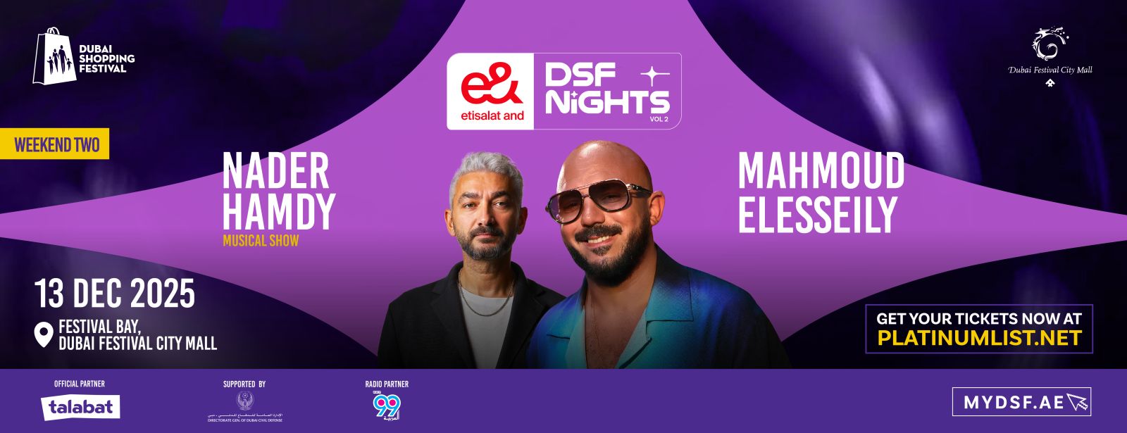 e& DSF NIGHTS - Mahmoud El Esseily and Nader Hamdy