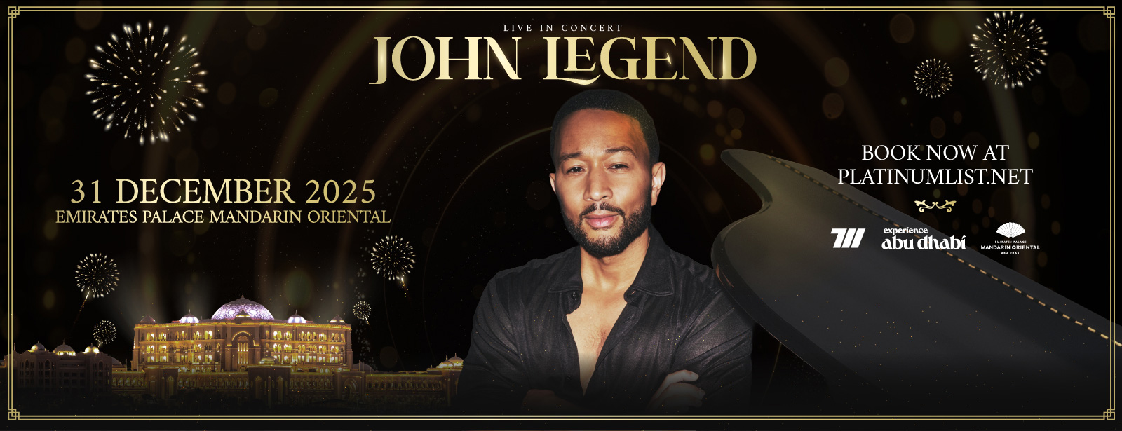 New Year's Eve With John Legend in Abu Dhabi