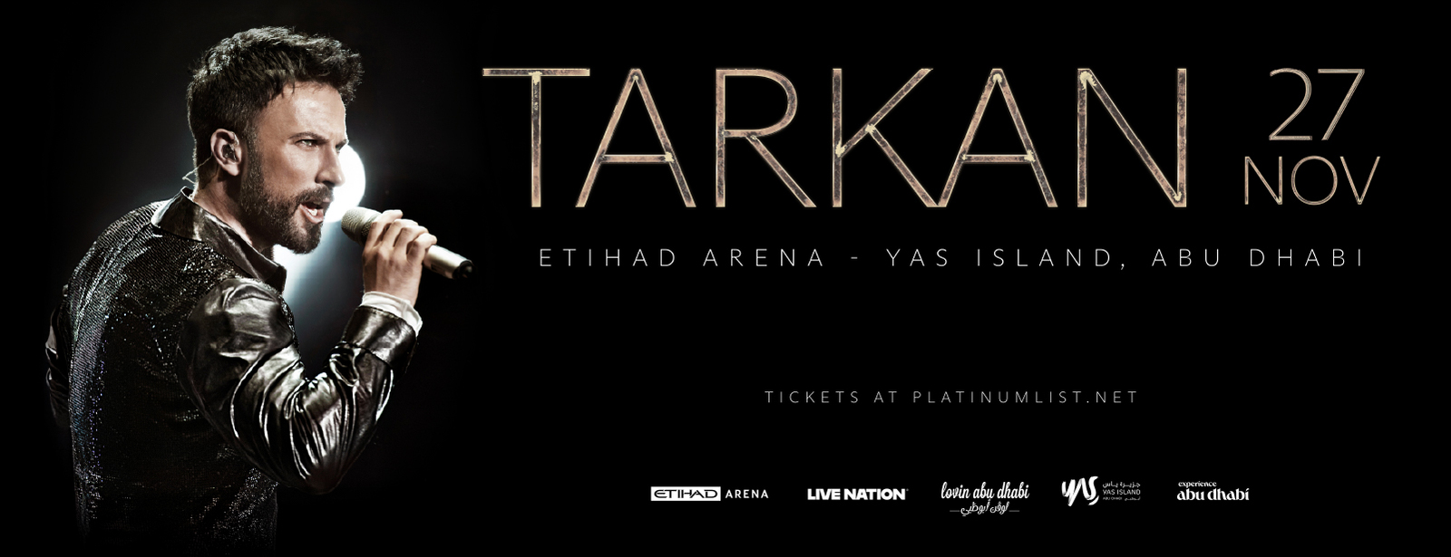 Tarkan at Etihad Arena in Abu Dhabi