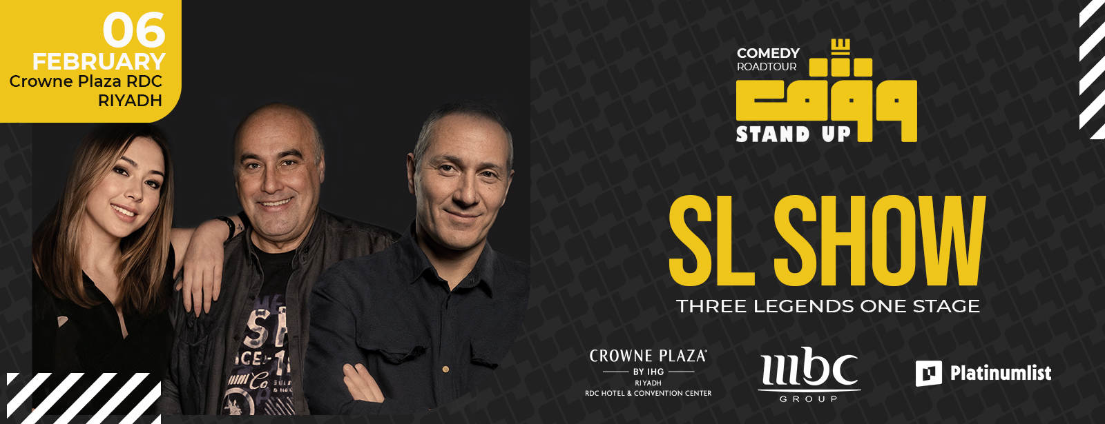 Wagef! Three Legends. One Stage. - Live in Riyadh