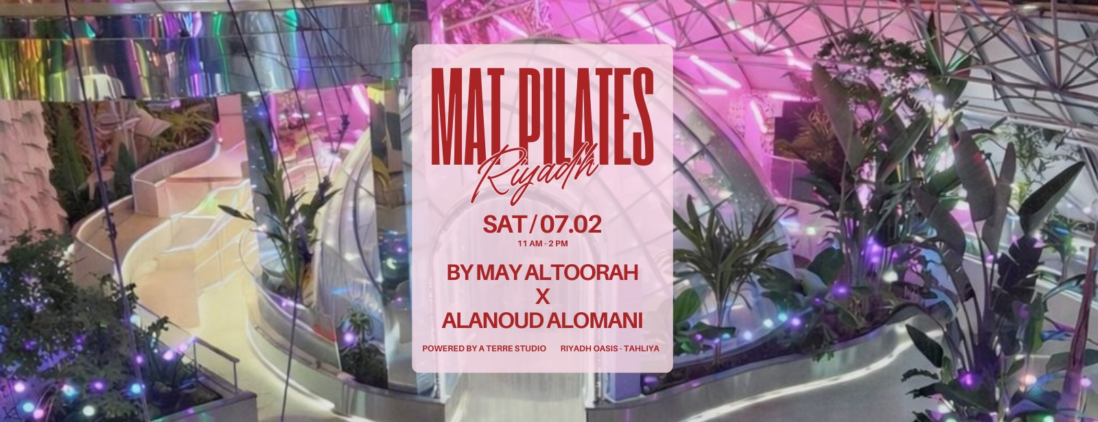 Jardin de bien-être sur le toit du KAFD à Riyadh