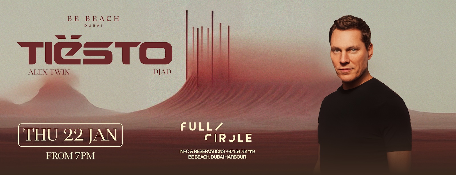 Tiesto at Be Beach Dubai