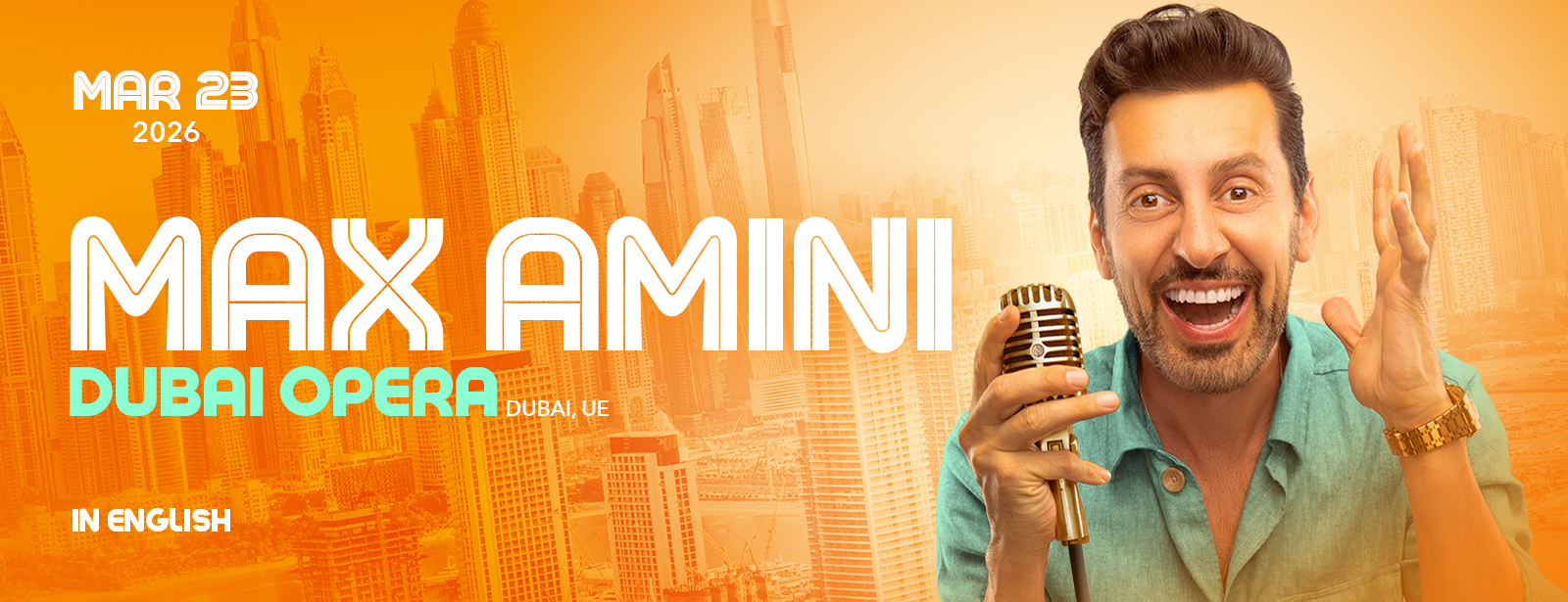 Max Amini Live in Dubai! (In English)