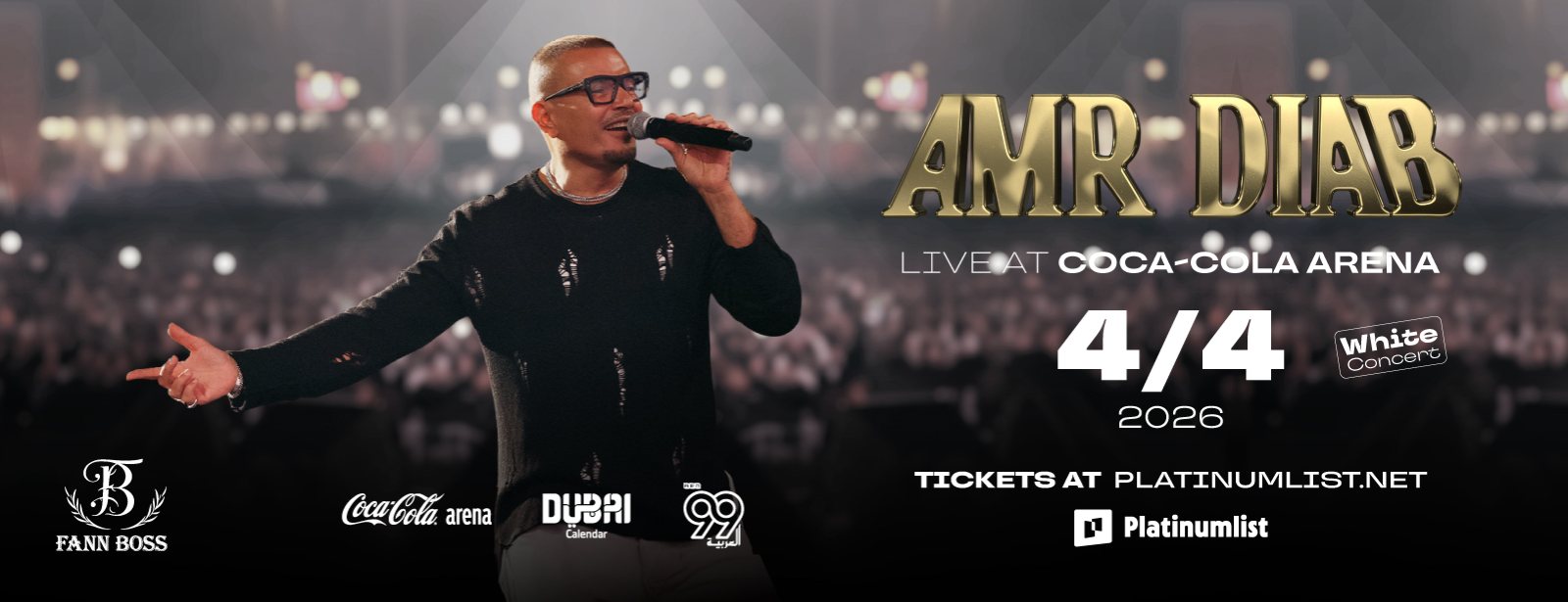 Amr Diab 2026 in Dubai