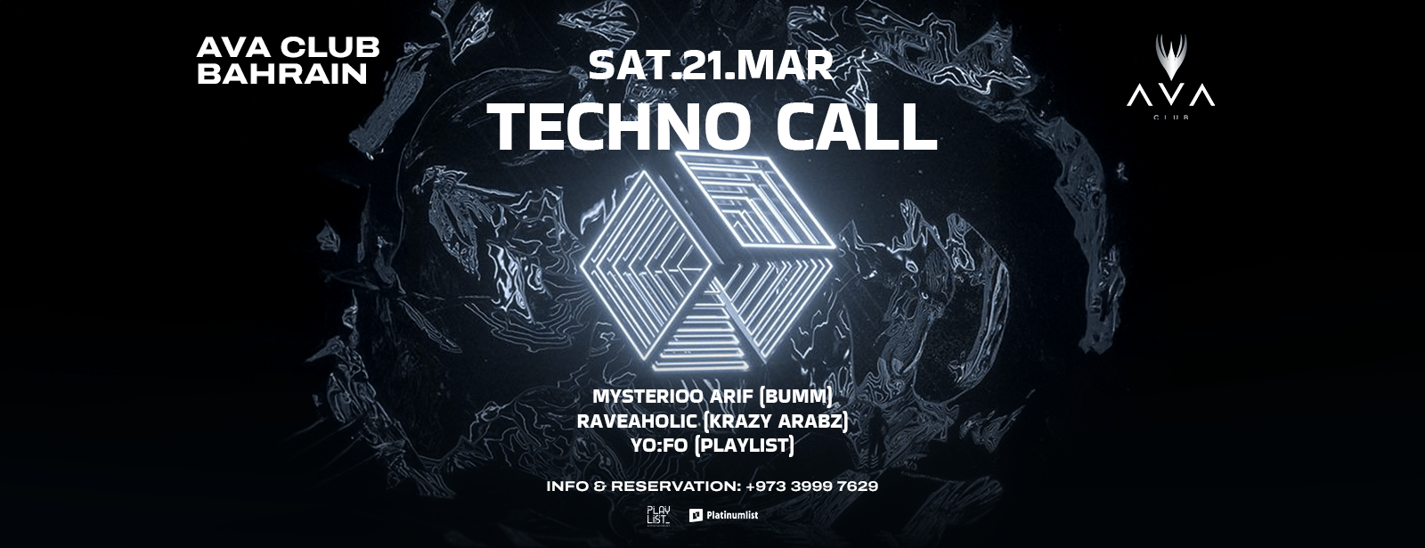 Techno Call at AVA Club, Bahrain (Eid Edition)