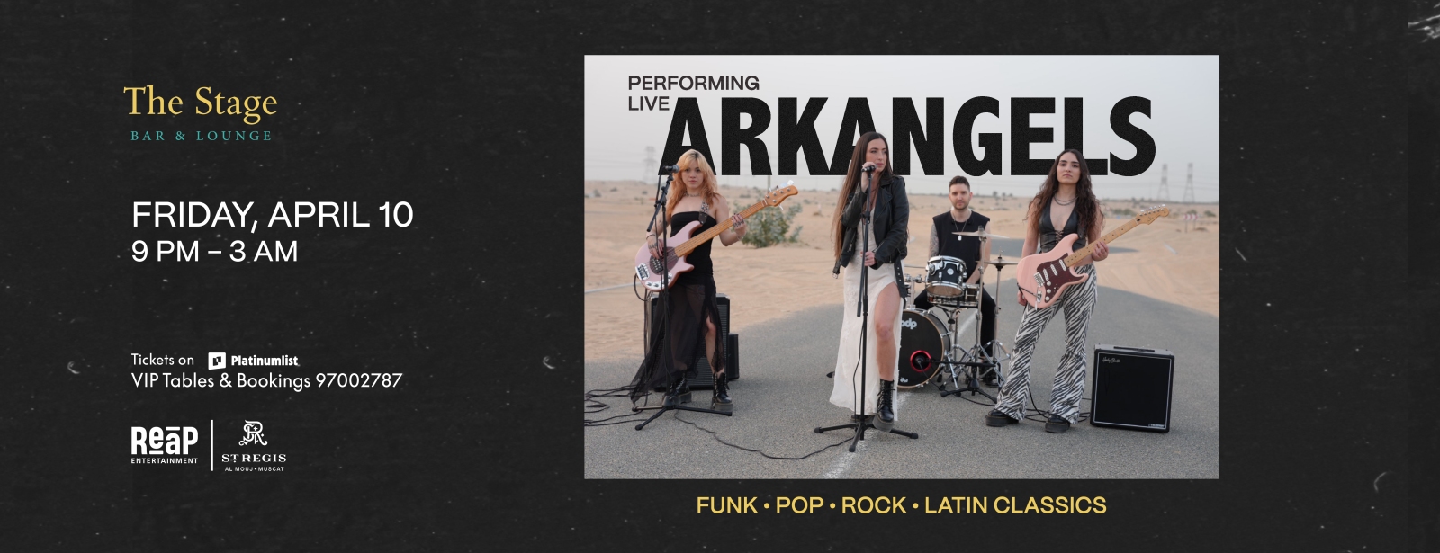 Arkangels Performing Live at Stage Lounge & Bar in Muscat