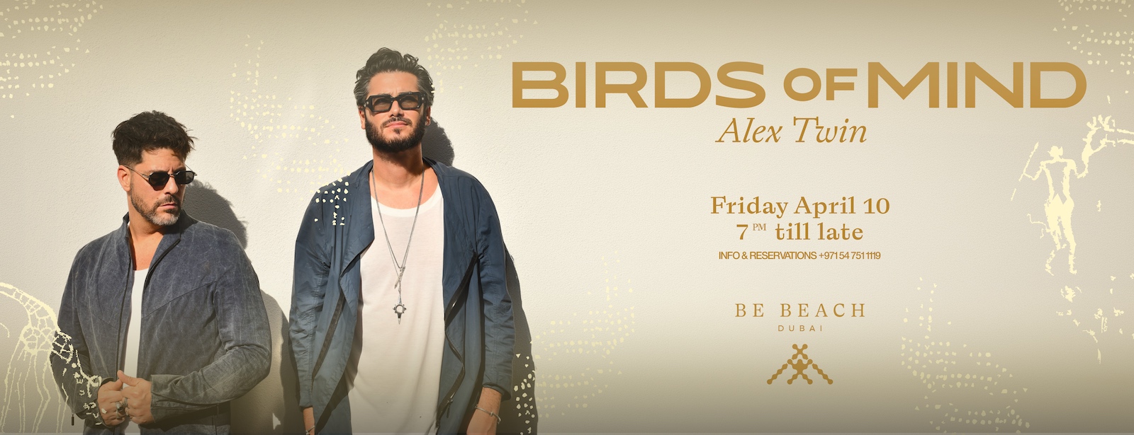 BIRDS OF MIND at Be Beach Dubai