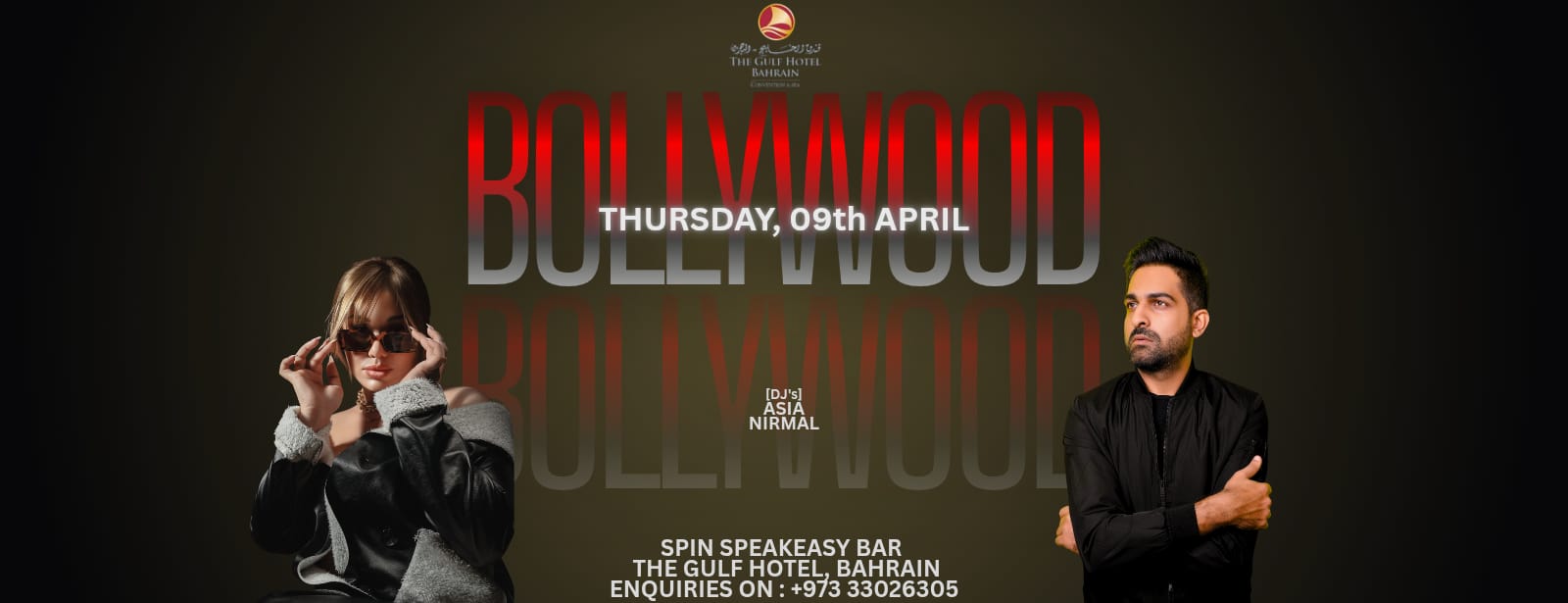Bollywood Nights at Spin Speakeasy Bar, The Gulf Hotel, Bahrain