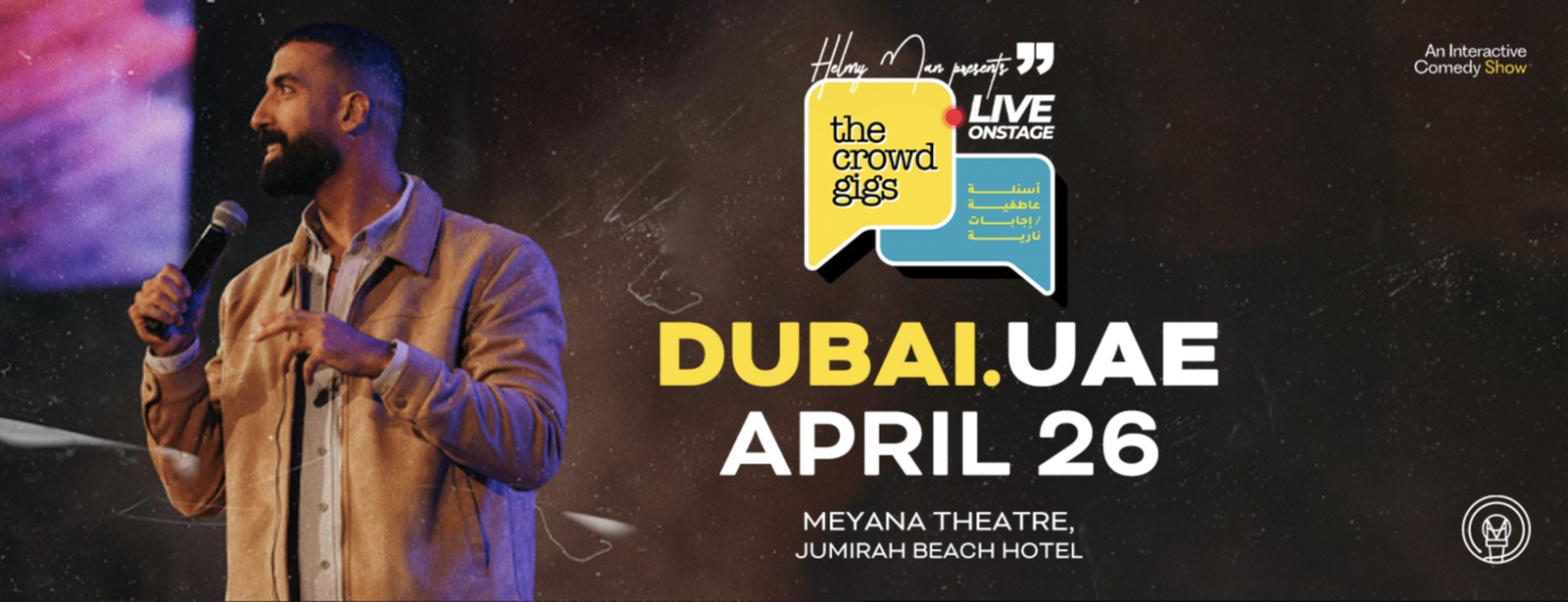 Crowd Gigs by Mohamad Helmy at Meyana Theatre, Jumeirah Beach Hotel, Dubai