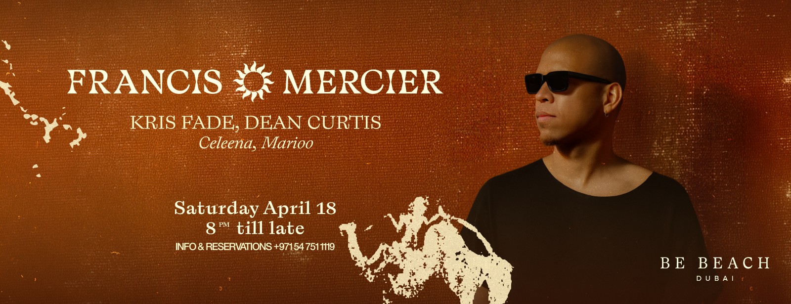 Francis Mercier at Be Beach Dubai