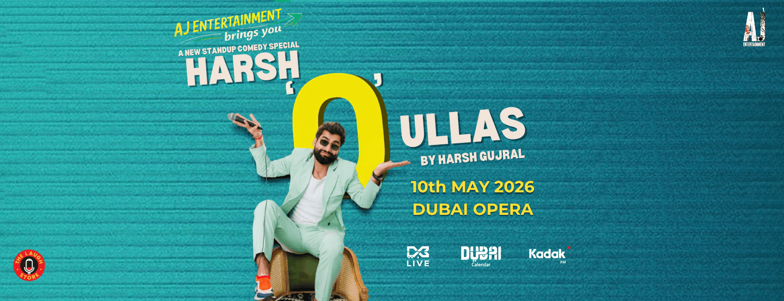 Harsh’O’Ullas ft. Harsh Gujral at Dubai Opera in Dubai