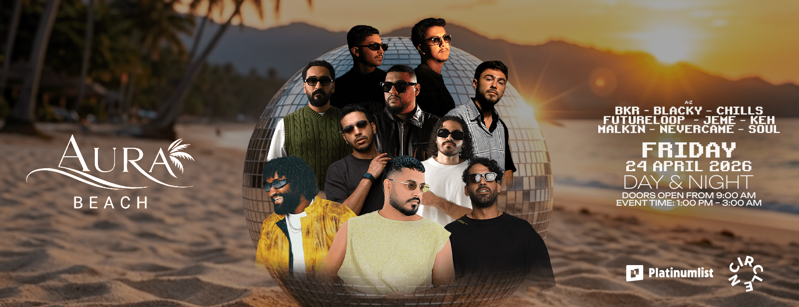 Circle In at Aura Beach in Jeddah