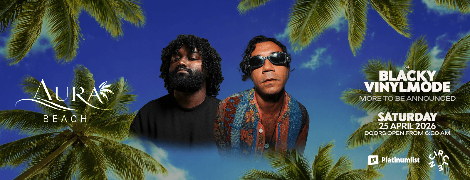Circle In presents Blacky & Vinylmode at Aura Beach in Jeddah