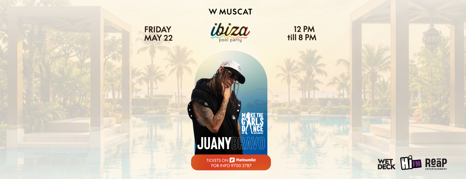 Ibiza Pool Party Live at W Muscat