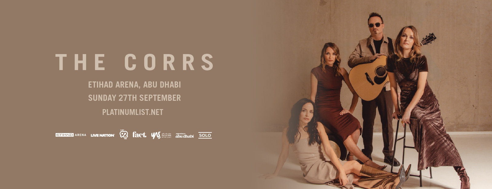 The Corrs at Etihad Arena in Abu Dhabi