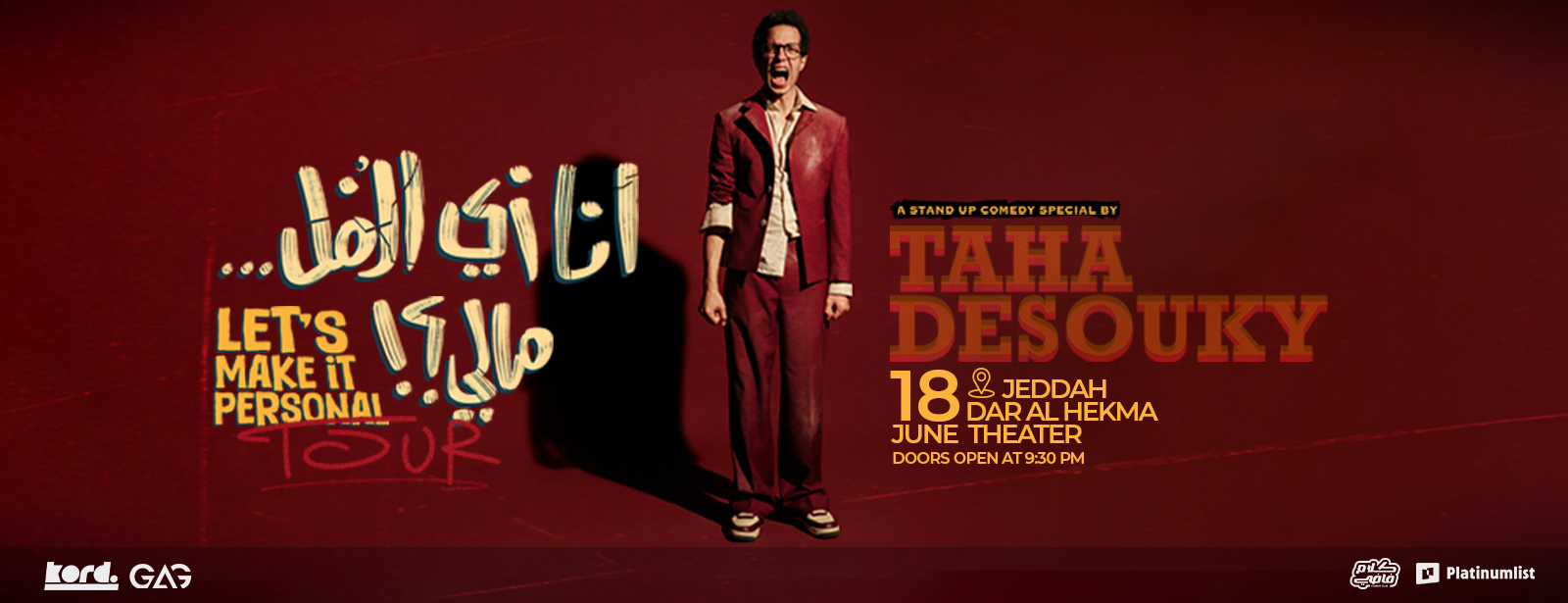 Taha Desouky - Stand Up Comedy Show in Jeddah