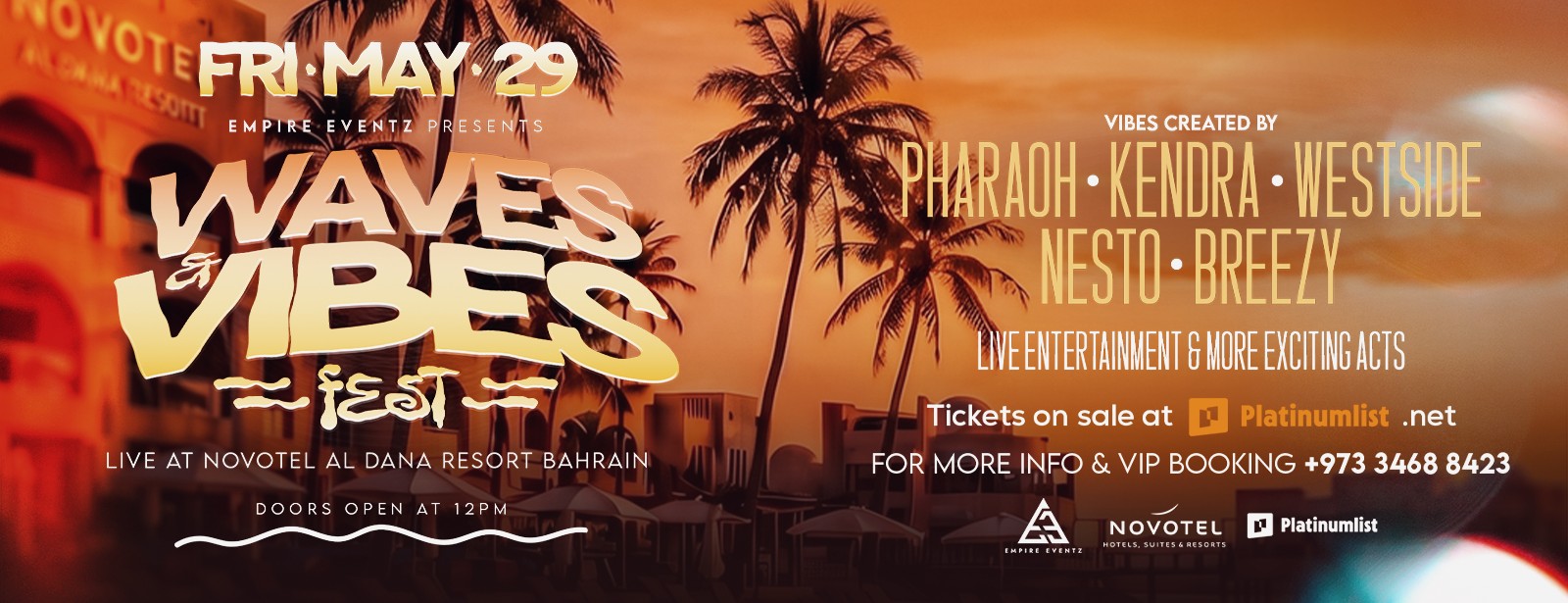 Waves & Vibes Fest at Novotel Al Dana Resort, Bahrain