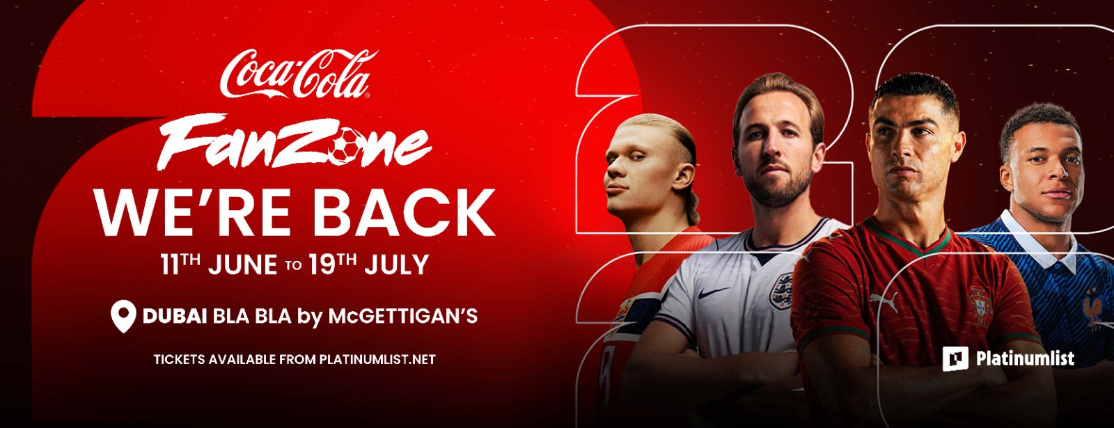 Coca-Cola Fanzone by Mcgettigan’s at Bla Bla, Dubai