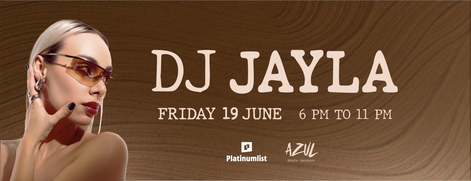 DJ Jayla live at Azul Beach, Bahrain