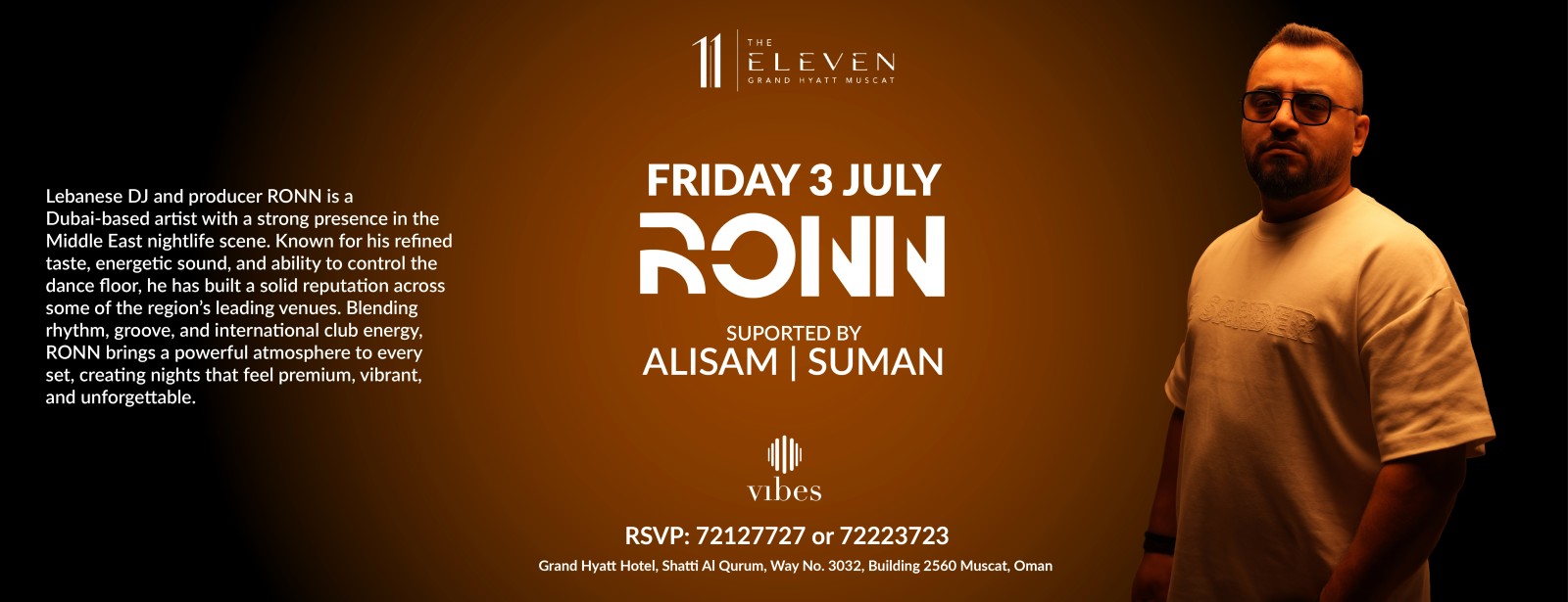 Ronn Live at Grand Hyatt Muscat