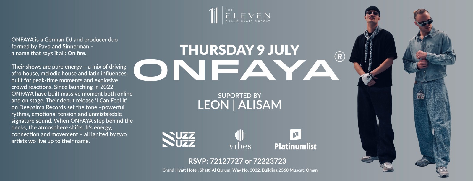 ONFAYA Live at Grand Hyatt Muscat