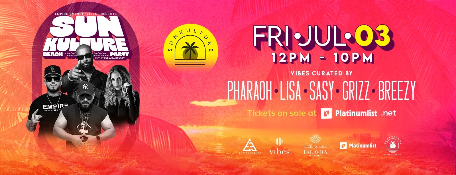 Sunkulture Beach Pool Party at Palavra Resort, Bahrain