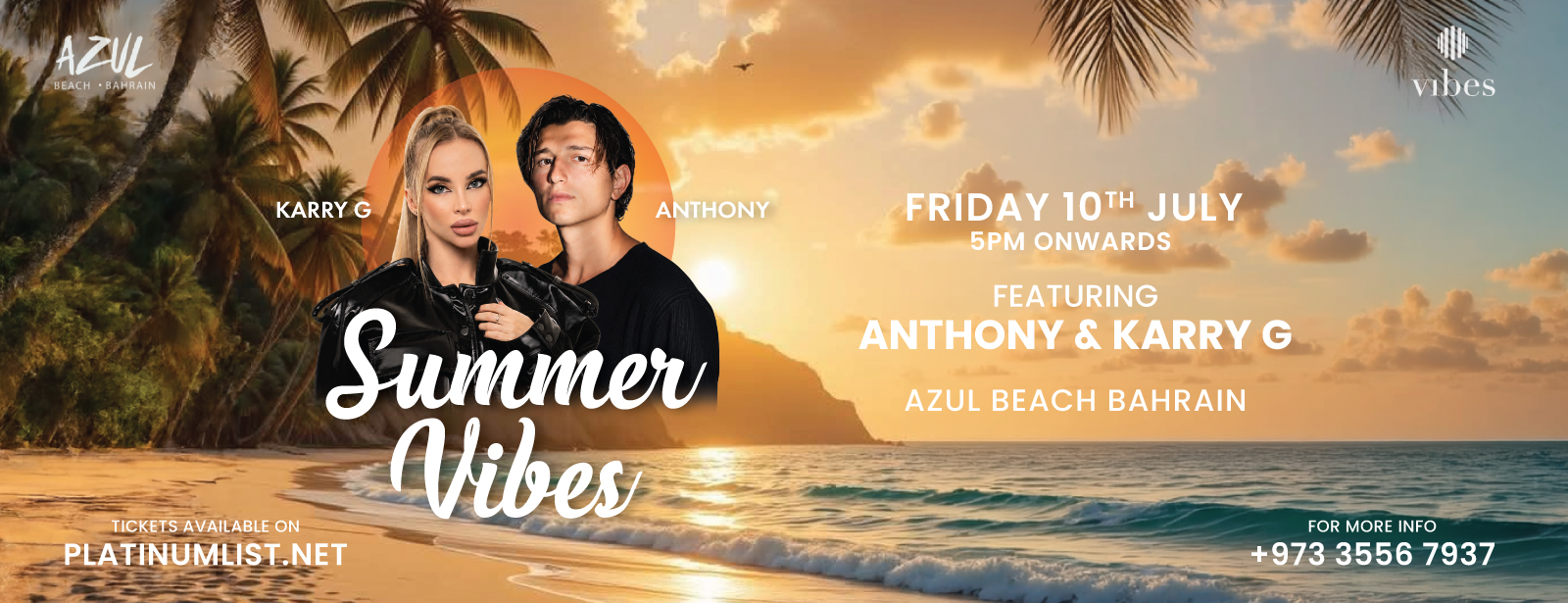 Summer Vibes at Azul Beach, Bahrain