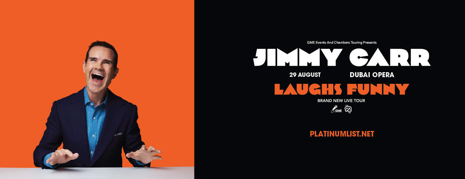 Jimmy Carr ‘Laughs Funny’ Live at Dubai Opera