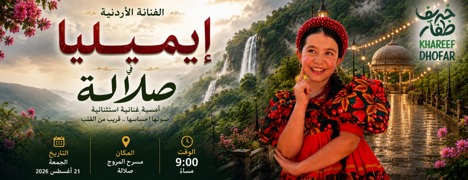 Концерт Little Emilia в театре Al Marooj в Салале