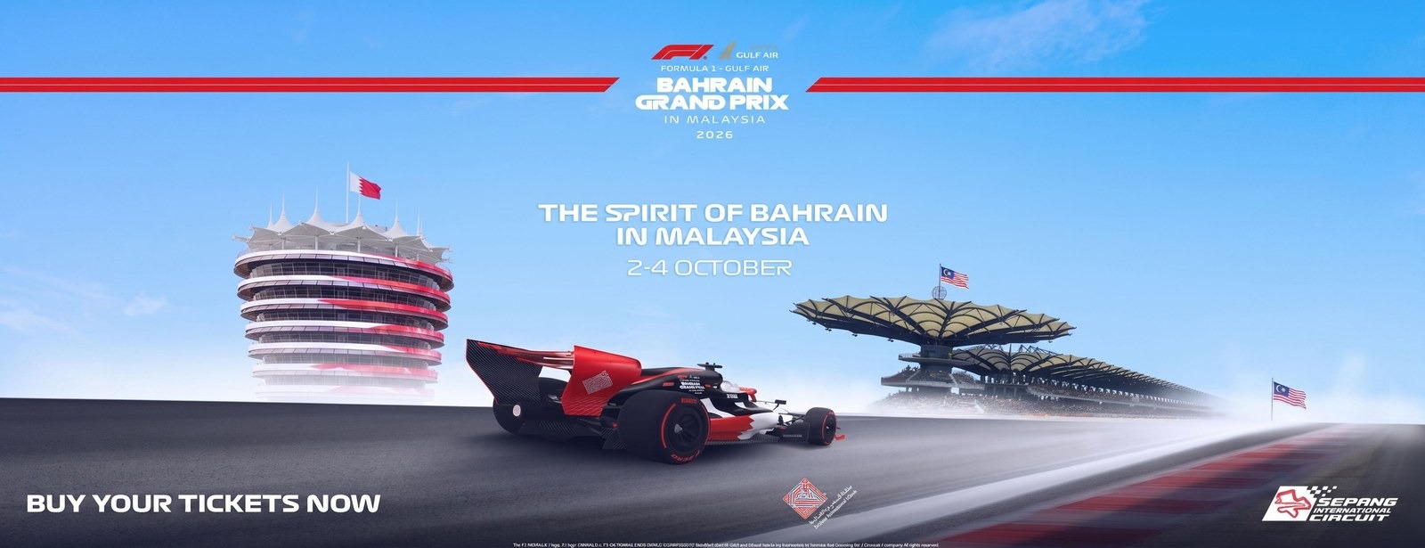 2026 Formula1 Gulf Air Bahrain Grand Prix in Malaysia