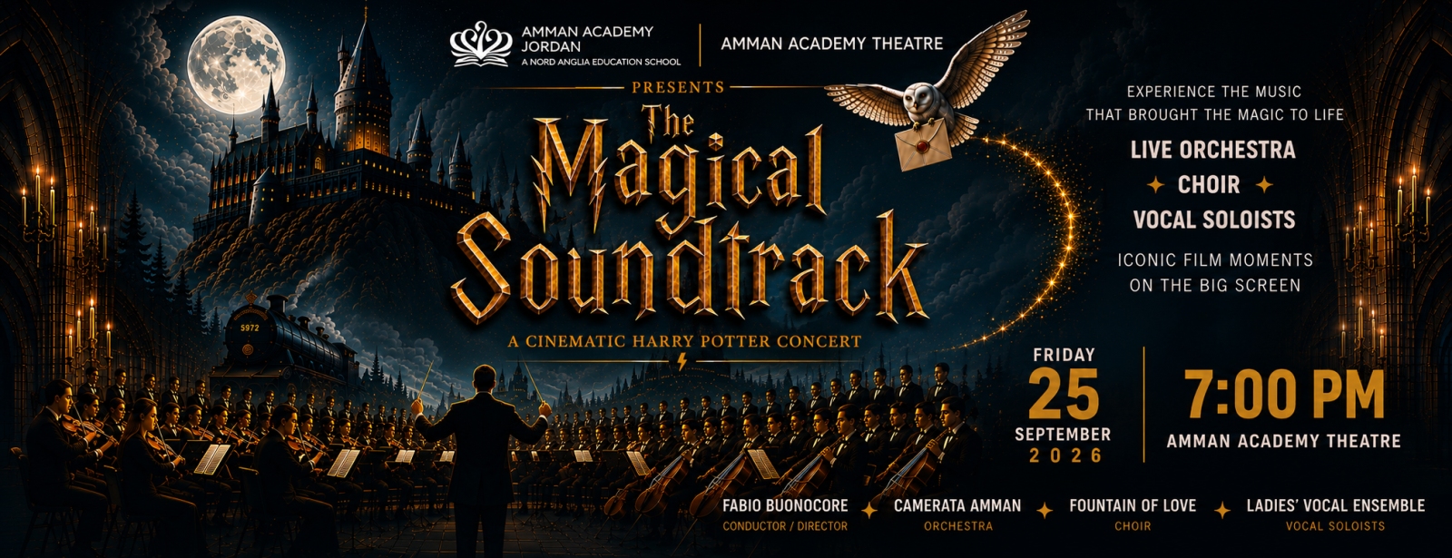 The Magical Soundtrack: A Cinematic Harry Potter Concert in Jordan