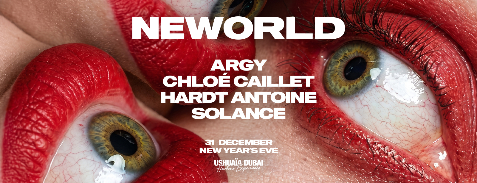 Argy Presents NEWORLD - New Year's Eve at Ushuaïa Dubai Harbour Experience