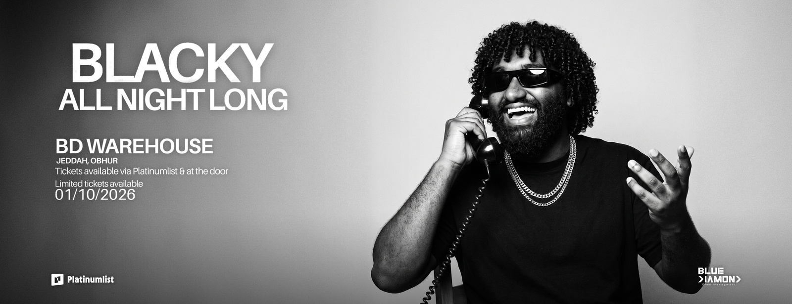 Blacky All Night Long | BD House Jeddah | 1 Oct