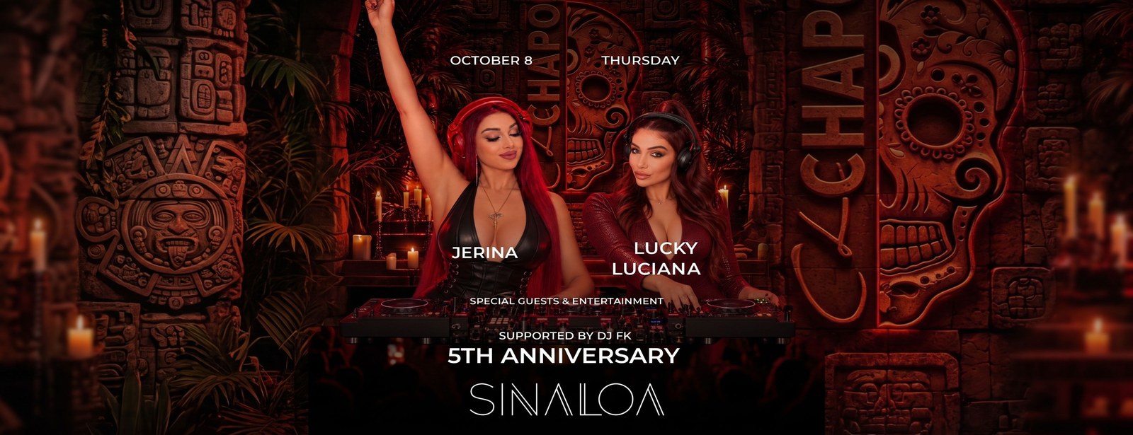 Elchapo 5th Anniversary at Sinaloa Rooftop Lounge, Bahrain