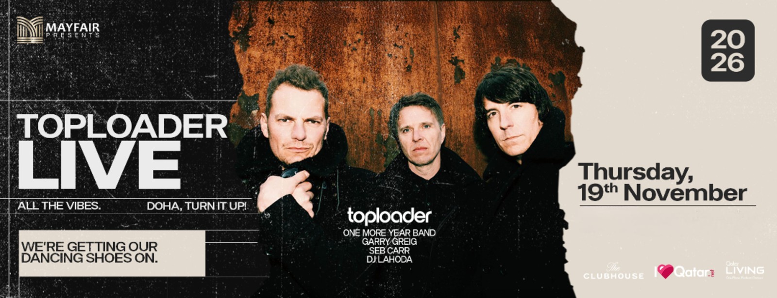 Mayfair presents: Toploader live
