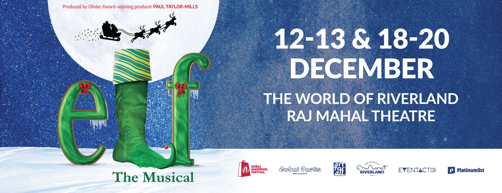Elf The Musical at The World of Riverland, Raj Mahal Theatre