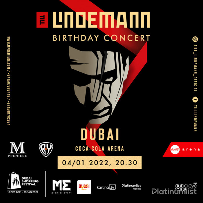 Photos from Till Lindemann Birthday Concert in Dubai in Dubai