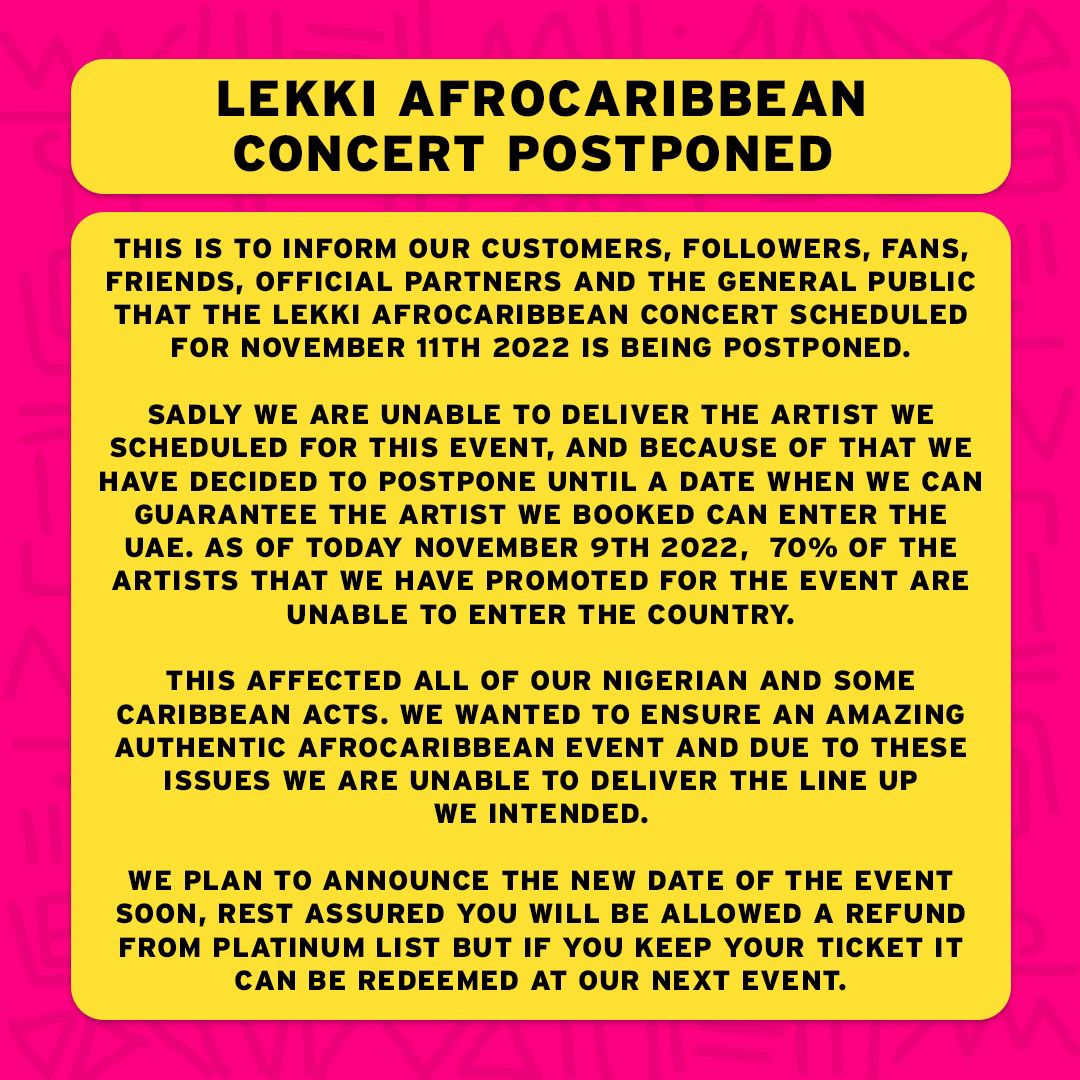 Photo from Lekki Afro-Caribbean Concert - POSTPONED in Dubai: Gallery Photo 3qbb06