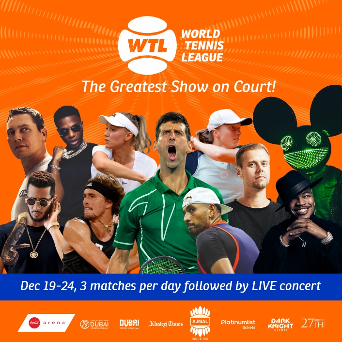 Photo from World Tennis League feat. Tiësto, Wizkid, Ne-Yo, Deadmau5, Mohamed Ramadan, Armin Van Buuren in Dubai in Dubai: Gallery Photo 34kk6y